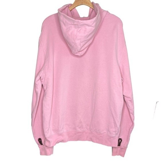 Frame Pyramid Classic Fit Pink Hoodie Men’s Sz L - Picture 2 of 7